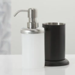 Sealskin Zeepdispenser Acero Zwart 12 Sealskin Zeepdispenser Acero Zwart -Badkamer Winkel 123 1022