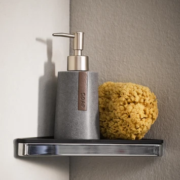 Sealskin Pierra Zeepdispenser Grijs 4 Sealskin Pierra Zeepdispenser Grijs - Afbeelding 4