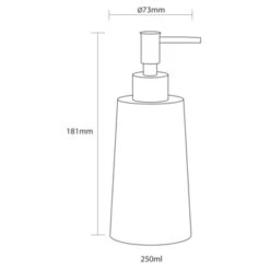 Sealskin Pierra Zeepdispenser Grijs 12 Sealskin Pierra Zeepdispenser Grijs -Badkamer Winkel 123 1035