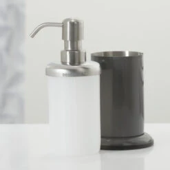 Sealskin Acero Zeepdispenser Grijs 12 Sealskin Acero Zeepdispenser Grijs -Badkamer Winkel 123 1040