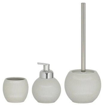 Sealskin Zeepdispenser Convex Lichtgrijs 3 Sealskin Zeepdispenser Convex Lichtgrijs - Afbeelding 3