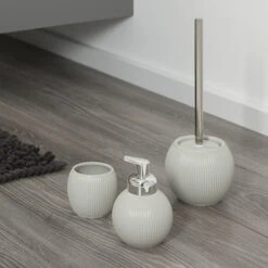 Sealskin Zeepdispenser Convex Lichtgrijs 10 Sealskin Zeepdispenser Convex Lichtgrijs -Badkamer Winkel 123 1102