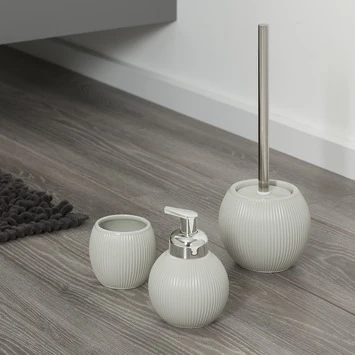 Sealskin Zeepdispenser Convex Lichtgrijs 5 Sealskin Zeepdispenser Convex Lichtgrijs - Afbeelding 5