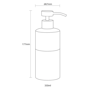 Sealskin Zeepdispenser Doppio Aqua 7 Sealskin Zeepdispenser Doppio Aqua - Afbeelding 7