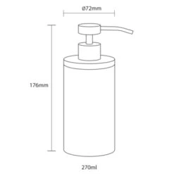 Sealskin Zeepdispenser Grace Wit 15 Sealskin Zeepdispenser Grace Wit -Badkamer Winkel 123 1149