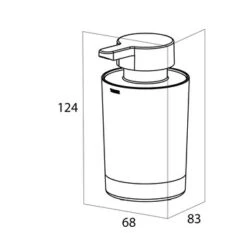 Tiger Vrijstaande Zeepdispenser Tune RVS 6 Tiger Vrijstaande Zeepdispenser Tune RVS -Badkamer Winkel 123 1215