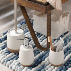 Sealskin Zeepdispenser Braid Wit 13 Sealskin Zeepdispenser Braid Wit -Badkamer Winkel 123 1222