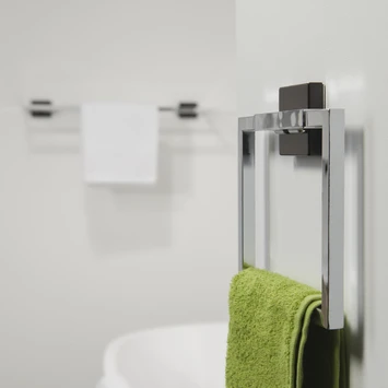 Tiger Zenna Handdoekring Chroom/wenge 4 Tiger Zenna Handdoekring Chroom/wenge - Afbeelding 4