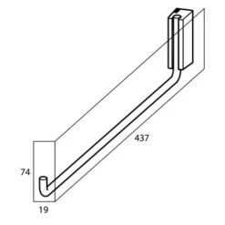 Tiger Handdoekrek Cliqit Donkergrijs RVS 9 Tiger Handdoekrek Cliqit Donkergrijs RVS -Badkamer Winkel 123 1286