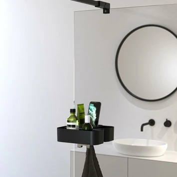 Tiger Douchemand Voor Douchewand 2-store Zwart 6 Tiger Douchemand Voor Douchewand 2-store Zwart - Afbeelding 6