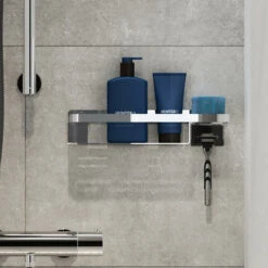 Tiger Douchemand Met Haak Caddy Chroom -Badkamer Winkel 123 1381