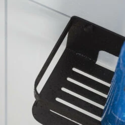 Tiger Douchemand Met Haak Caddy Zwart 13 Tiger Douchemand Met Haak Caddy Zwart -Badkamer Winkel 123 1389