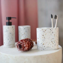 Sealskin Tandenborstelbeker Blend Terrazzo Staand -Badkamer Winkel 123 1468
