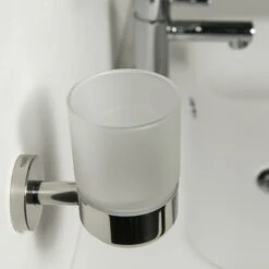 Tiger Bekerhouder Boston Met Beker Chroom 6 Tiger Bekerhouder Boston Met Beker Chroom -Badkamer Winkel 123 1489