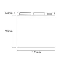 Sealskin Tandenborstelhouder Grace Wit -Badkamer Winkel 123 1527