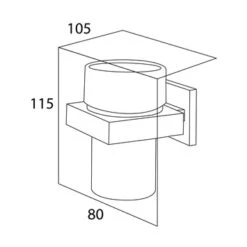 Tiger Bekerhouder Items Hangend Met Beker Chroom 9 Tiger Bekerhouder Items Hangend Met Beker Chroom -Badkamer Winkel 123 1545