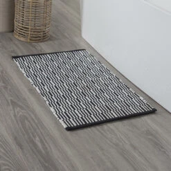 SEALSKIN Badmat Bandra Zwart 60x90cm 10 SEALSKIN Badmat Bandra Zwart 60x90cm -Badkamer Winkel 123 1658