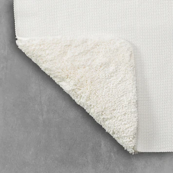 Sealskin Toiletmat Angora 55x60cm Off-white 2 Sealskin Toiletmat Angora 55x60cm Off-white - Afbeelding 2