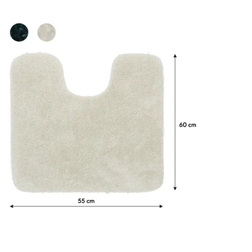Sealskin Toiletmat Angora 55x60cm Off-white 4 Sealskin Toiletmat Angora 55x60cm Off-white - Afbeelding 4