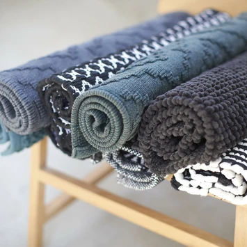 Sealskin Badmat Aztec 60x60cm Donkergrijs 6 Sealskin Badmat Aztec 60x60cm Donkergrijs - Afbeelding 6