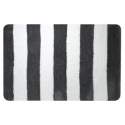 Sealskin Badmat Linje Grijs Met Wit 90x60 Cm