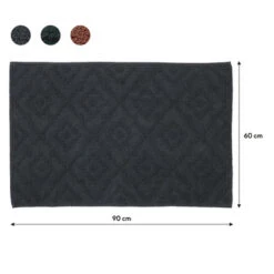 Sealskin Badmat Aztec 60x90cm Donkergrijs 18 Sealskin Badmat Aztec 60x90cm Donkergrijs -Badkamer Winkel 123 1766