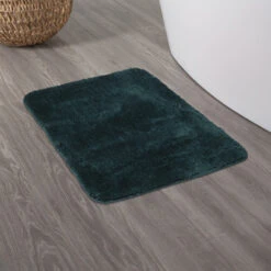 Sealskin Badmat Angora 60x90cm Donkergroen 10 Sealskin Badmat Angora 60x90cm Donkergroen -Badkamer Winkel 123 1810