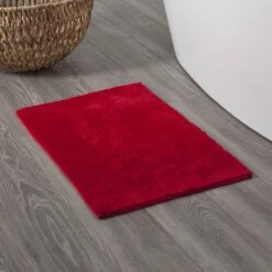 Sealskin Badmat Doux Rood 50x80 Cm -Badkamer Winkel 123 1823