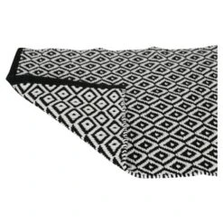 Differnz Badmat Wales Zwart Wit 50x80 Cm -Badkamer Winkel 123 1891