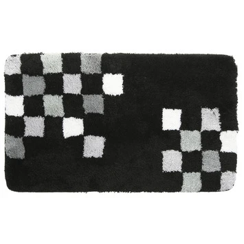 GAMMA Badmat Mitch Zwart 60x90 Cm 1 GAMMA Badmat Mitch Zwart 60x90 Cm