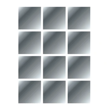 Haceka Spiegel Tegels Glas 12 Stuks 3 Mm 15x15 Cm 1 Haceka Spiegel Tegels Glas 12 Stuks 3 Mm 15x15 Cm
