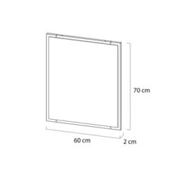 Tiger S-line Frame Spiegel 60x70 Cm Mat Wit 9 Tiger S-line Frame Spiegel 60x70 Cm Mat Wit -Badkamer Winkel 123 2091