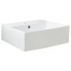 Atlantic Wastafel Jace Vierkant Wit 46x46x15 Cm
