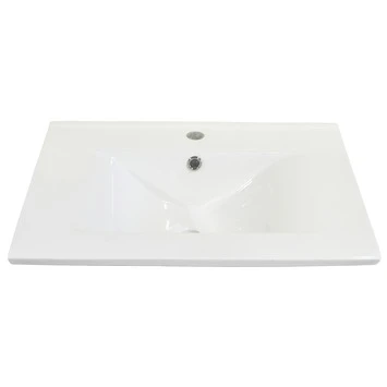 Differnz Wastafel Style Wit 90x45x15 Cm 1 Differnz Wastafel Style Wit 90x45x15 Cm