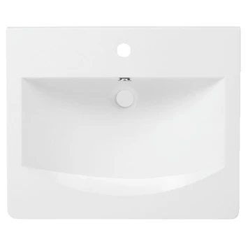 Differnz Wastafel Stripe Wit 59.5x48x16 Cm 1 Differnz Wastafel Stripe Wit 59.5x48x16 Cm