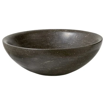 Atlantic Waskom Carolina Rond Zwart Natuursteen 40x40x14 Cm 1 Atlantic Waskom Carolina Rond Zwart Natuursteen 40x40x14 Cm
