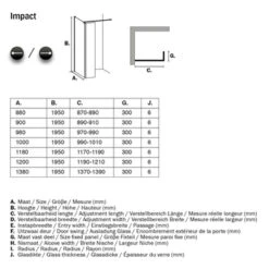Sealskin Inloopdouche Impact A1 88x30x195 Cm Chroom 7 Sealskin Inloopdouche Impact A1 88x30x195 Cm Chroom -Badkamer Winkel 123 2140
