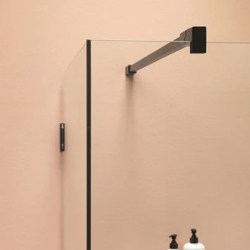 Sealskin Douchewand Voor Swingdeur I AM 100x200 Cm Zwart 4 Sealskin Douchewand Voor Swingdeur I AM 100x200 Cm Zwart - Afbeelding 4