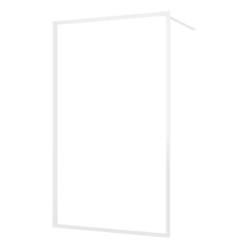 Sealskin Contour Inloopdouche Type A3 138x200 Cm, 6 Mm Helder Veiligheidsglas Met Antikalklaag Mat Wit 5 Sealskin Contour Inloopdouche Type A3 138x200 Cm, 6 Mm Helder Veiligheidsglas Met Antikalklaag Mat Wit - Afbeelding 5