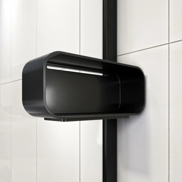 Sealskin Inc. Inloopdouche Type A1 140x30x200 Cm Met Douchemand, 8 Mm Helder Veiligheidsglas Met Antikalklaag Mat Zwart 4 Sealskin Inc. Inloopdouche Type A1 140x30x200 Cm Met Douchemand, 8 Mm Helder Veiligheidsglas Met Antikalklaag Mat Zwart - Afbeelding 4