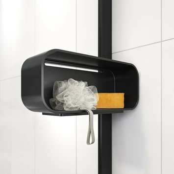 Sealskin Inc. Inloopdouche Type A1 140x30x200 Cm Met Douchemand, 8 Mm Helder Veiligheidsglas Met Antikalklaag Mat Zwart 5 Sealskin Inc. Inloopdouche Type A1 140x30x200 Cm Met Douchemand, 8 Mm Helder Veiligheidsglas Met Antikalklaag Mat Zwart - Afbeelding 5