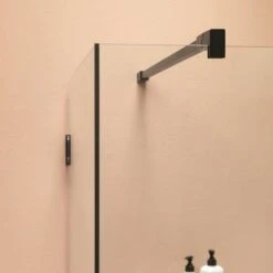 Sealskin Inloopdouche I AM A3 100x200 Cm Zwart -Badkamer Winkel 123 2285