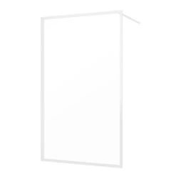 Sealskin Contour Inloopdouche Type A3 98x200 Cm, 6 Mm Helder Veiligheidsglas Met Antikalklaag Mat Wit -Badkamer Winkel 123 2319