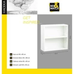Haceka Mix&match Kast Wit 40x40 Cm -Badkamer Winkel 123 232