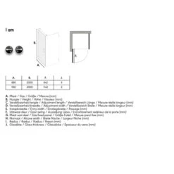 Sealskin Douchewand Voor Swingdeur I AM 90x200 Cm Zwart 11 Sealskin Douchewand Voor Swingdeur I AM 90x200 Cm Zwart -Badkamer Winkel 123 2341