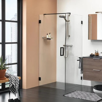 Sealskin Zijwand Voor Swingdeur I AM 120x200cm Zwart 1 Sealskin Zijwand Voor Swingdeur I AM 120x200cm Zwart