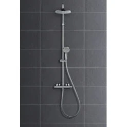 Hansgrohe Douchesysteem Vernis Blend 200 Met Thermostaatkraan Mat Zwart 10 Hansgrohe Douchesysteem Vernis Blend 200 Met Thermostaatkraan Mat Zwart -Badkamer Winkel 123 2375