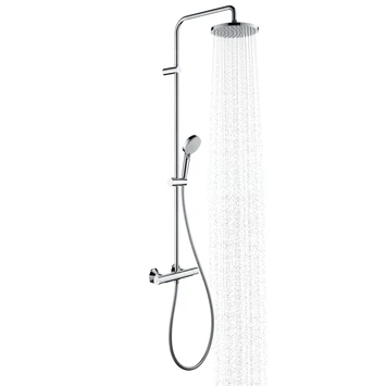 Hansgrohe Douchesysteem Vernis Blend 200 Met Thermostaatkraan Mat Zwart 5 Hansgrohe Douchesysteem Vernis Blend 200 Met Thermostaatkraan Mat Zwart - Afbeelding 5