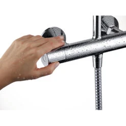 Hansgrohe Douchesysteem Vernis Blend 200 Met Thermostaatkraan Chroom -Badkamer Winkel 123 2388