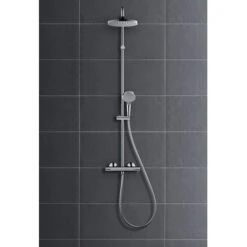 Hansgrohe Douchesysteem Vernis Blend 200 Met Thermostaatkraan Chroom -Badkamer Winkel 123 2389